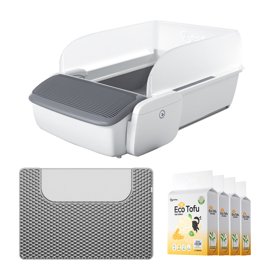 MagicScoop Litter Control Kit – Mat & Cat Litter Combo