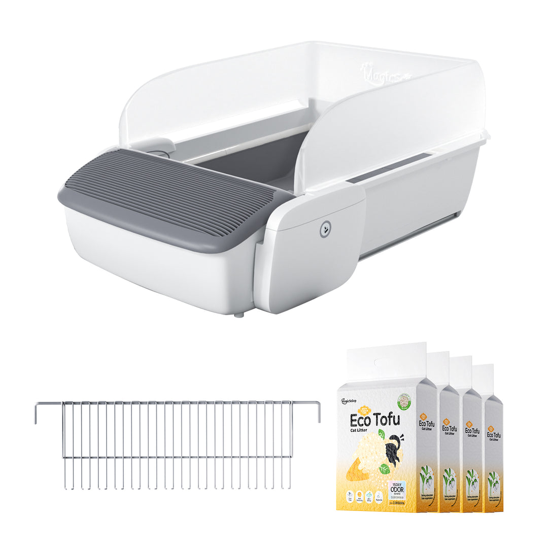 MagicScoop Small-Clump Cleaning Combo – 0.31" Scooper + Clumping Cat Litter