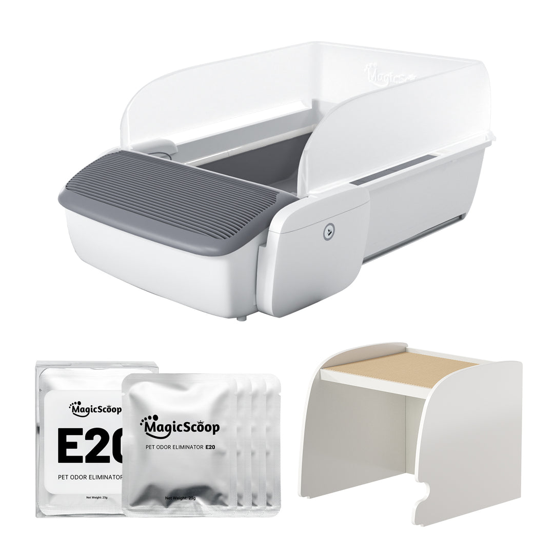 MagicScoop Deodorizing Combo - E20 Deodorizer + Cat Tower