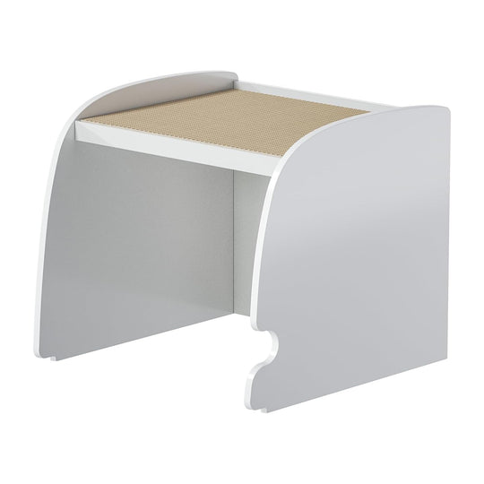 MagicScoop Litter Box Enclosure & Cat Scratcher Tower 2 in 1, Custom-fit Design, Multi-Functional/Lightweight/Edge-Sealing for Odorless, Cat Beds & Furniture