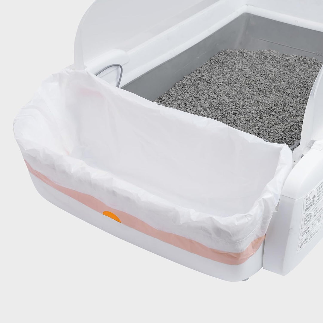 MagicScoop Waste Bags for MagicScoop M1 Pro Self-Cleaning Cat Litter Box - 3 Rolls (60 Count) Automatic Litter Box Liner Bags, 7L Large Capacity Pet Self-Clean Cat Litter Box Replacement Liners Tash Bags Heavy Duty